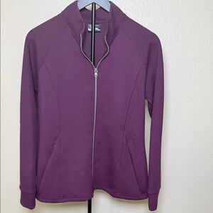 32 Degrees Women's Purple Bomber Jacket